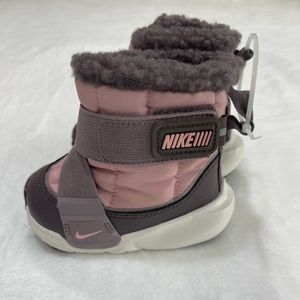 Nike Flex Advance baby toddler winter boots pink size 4
